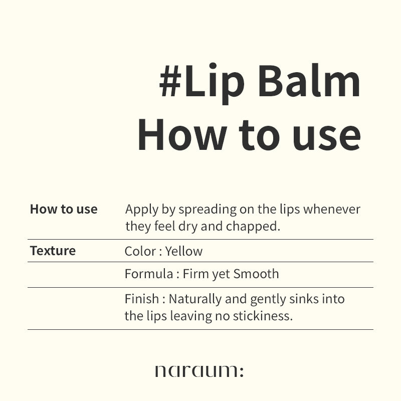 [NARAUM] Phyton Lip Balm 7g